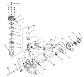 Part Location Diagram of HM000500AV Campbell Hausfeld Elbow Fitting For Hm1000